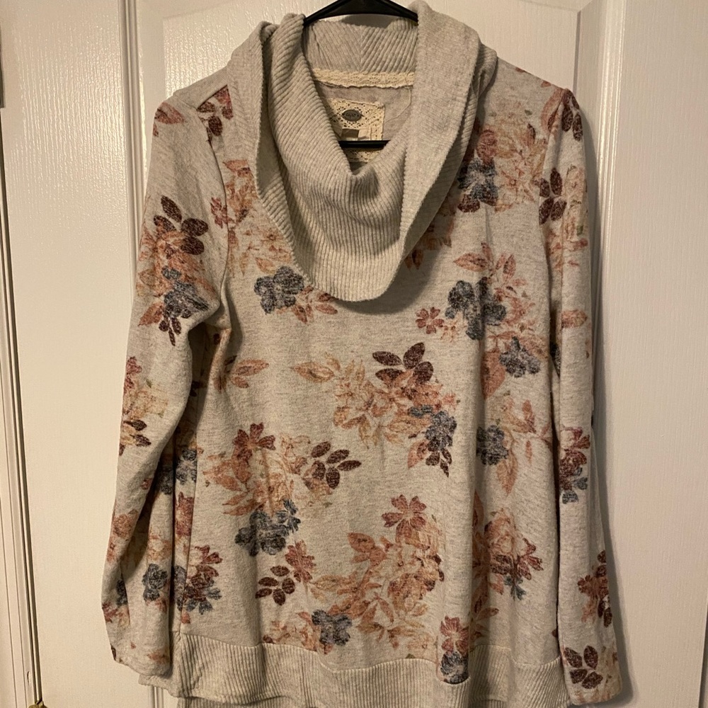 Floral sweater